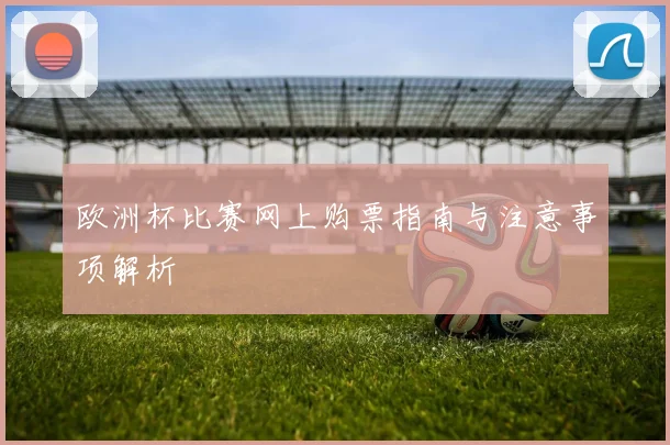 欧洲杯比赛网上购票指南与注意事项解析