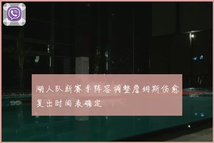 湖人队新赛季阵容调整詹姆斯伤愈复出时间表确定